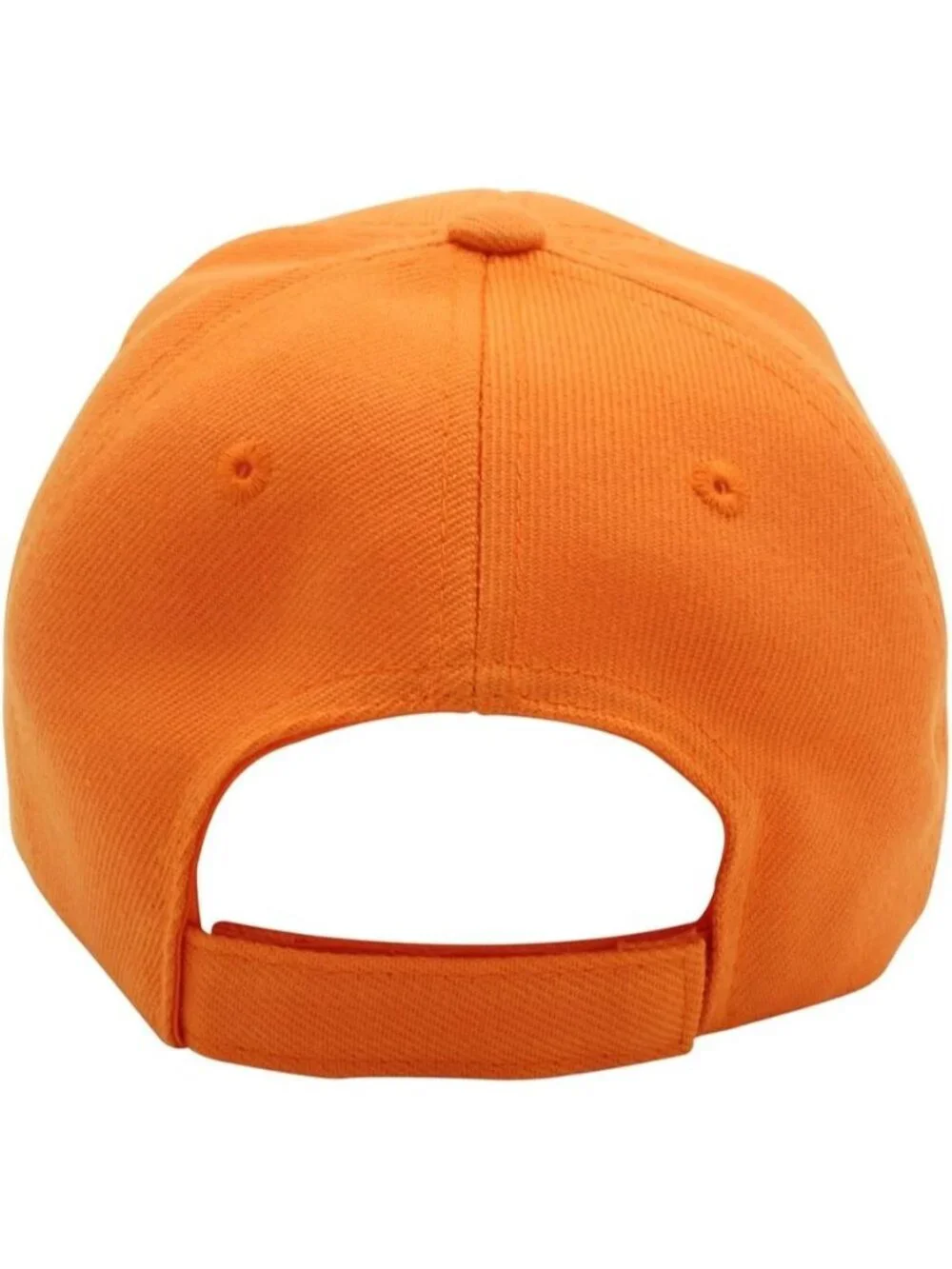 Unisex Orange Baseball Toggle Cap Classic Imported Adjustable Plain Hat